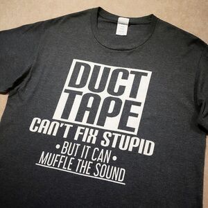 Port & Company Duct Tape Gray Graphic T-Shirt #2